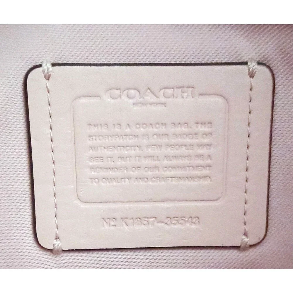 Coach Chaise Crossbody Lt Pink Pebbled Leather 35543 Tassel Trim